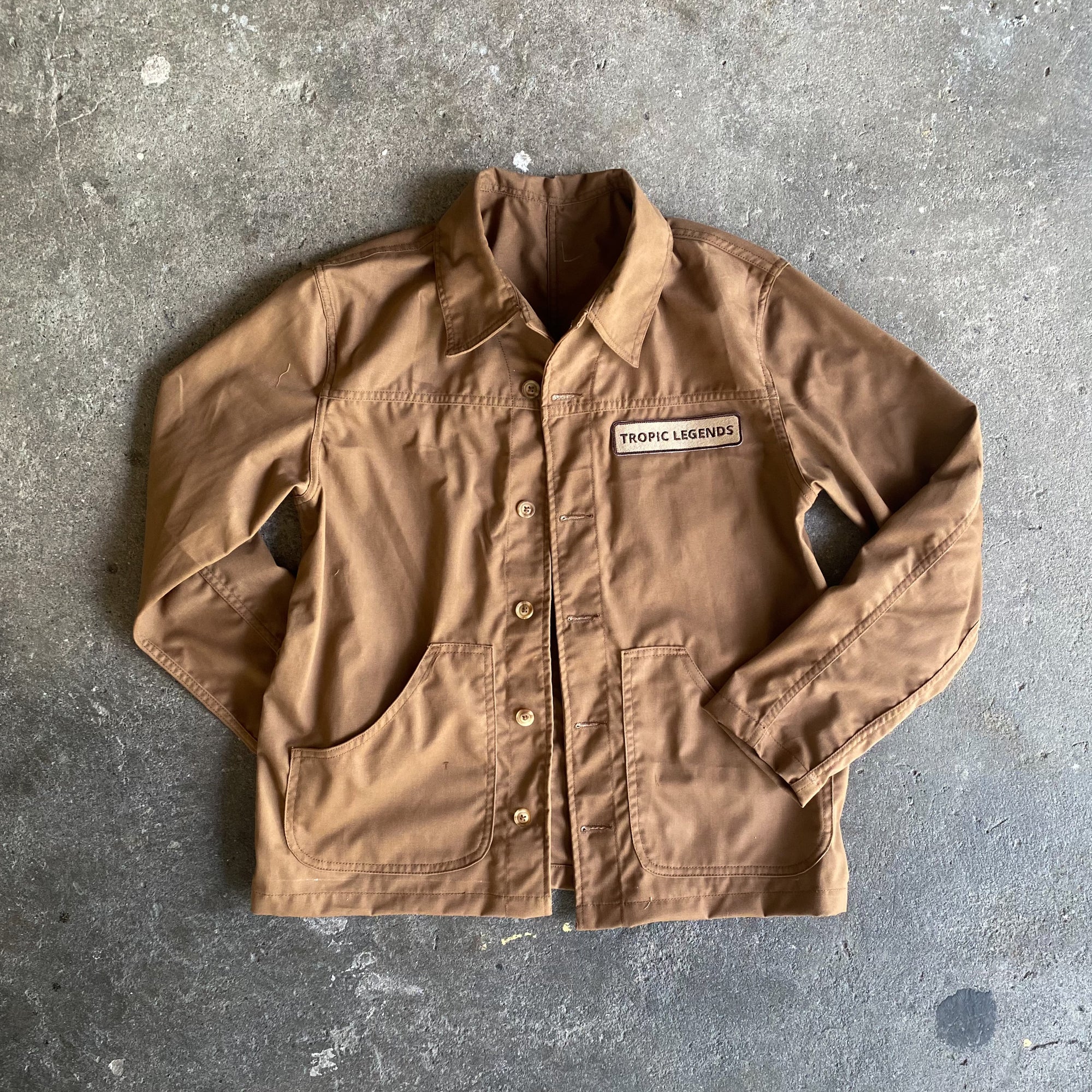 'Tropic Legends' Lightweight Twill Jacket - Mud