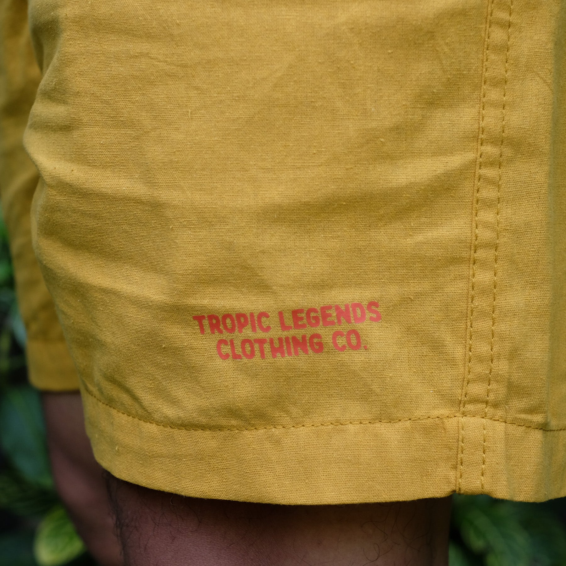 ‘Summer’ Linen Easy Shorts - Mustard