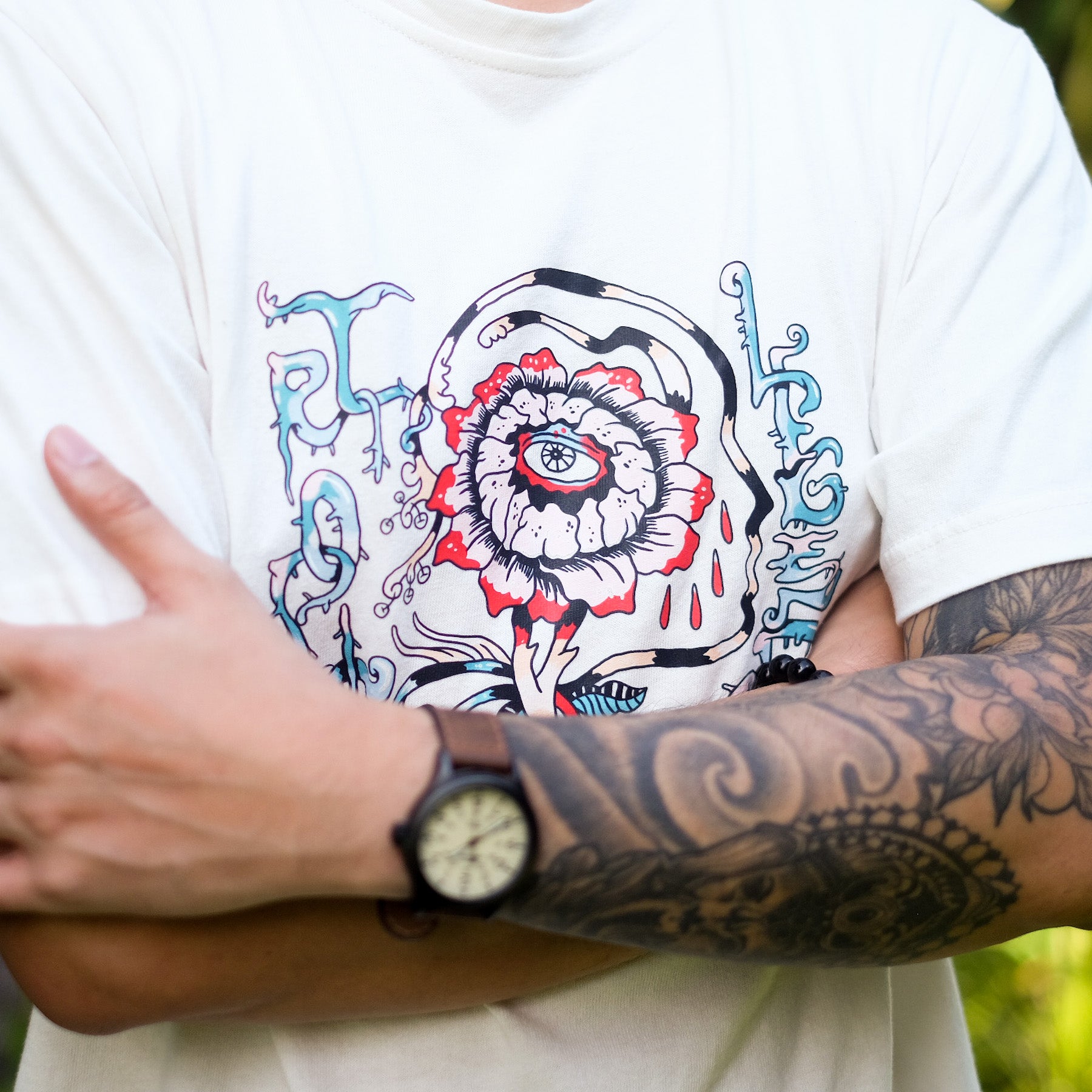 ‘Flora’ Tee - Ivory