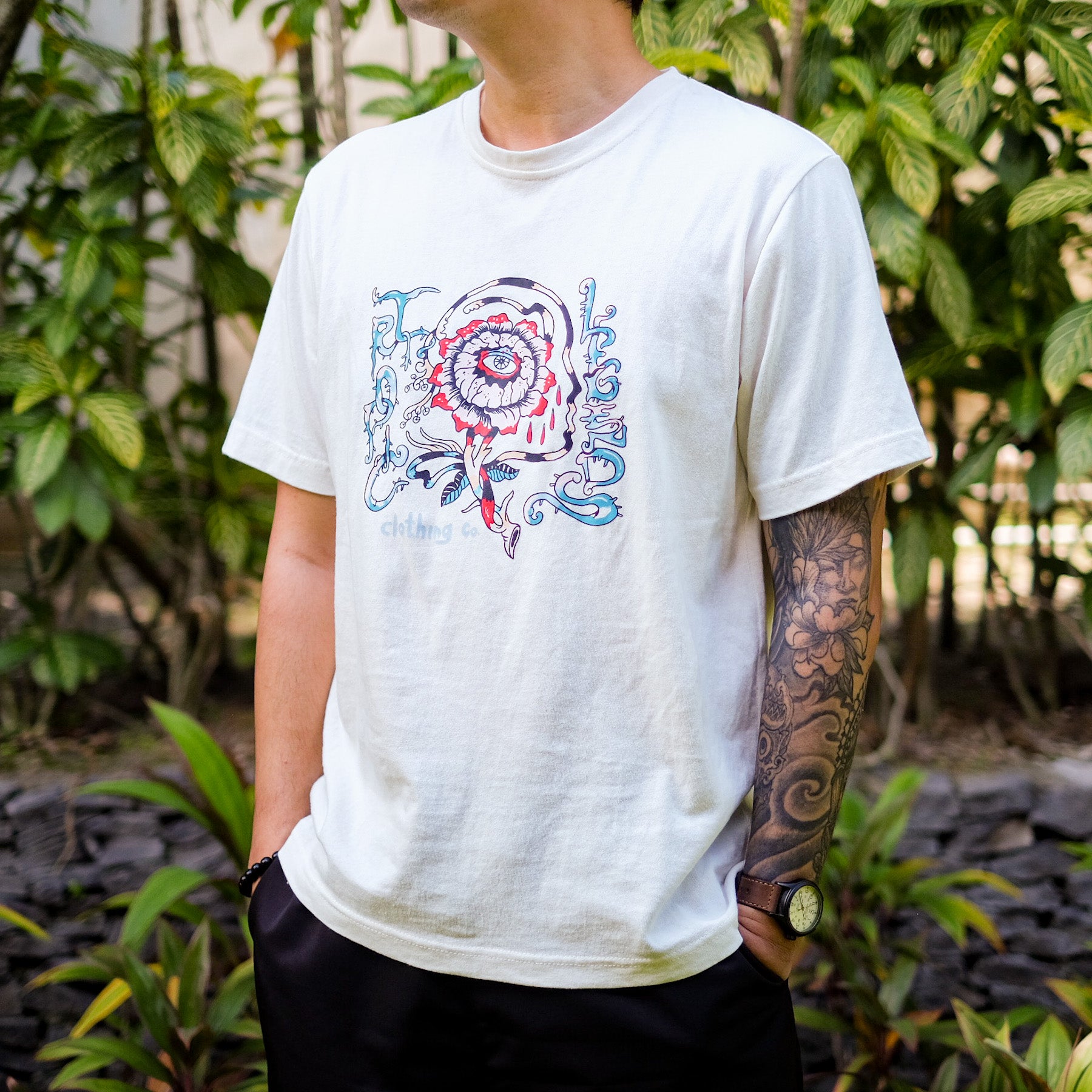 ‘Flora’ Tee - Ivory