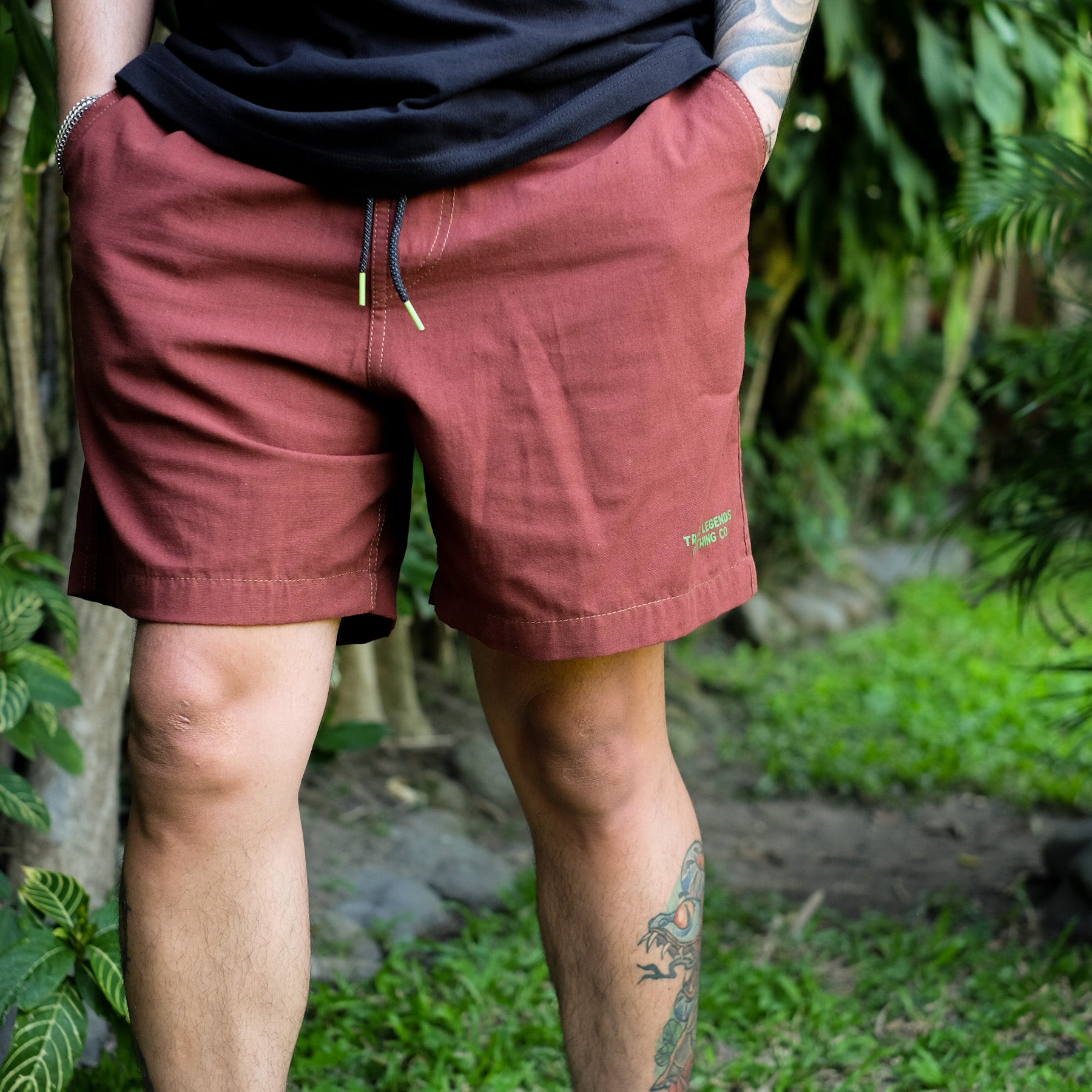 ‘Summer’ Linen Easy Shorts - Choco